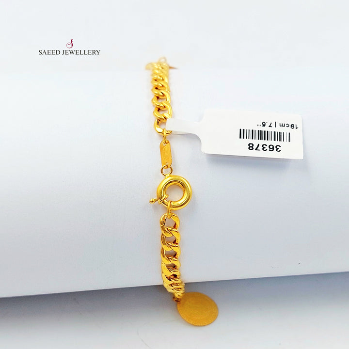 21K اسوارة دنانديش رشادي-مجوهرات الشيخ سعيد-Saeed Jewelry 