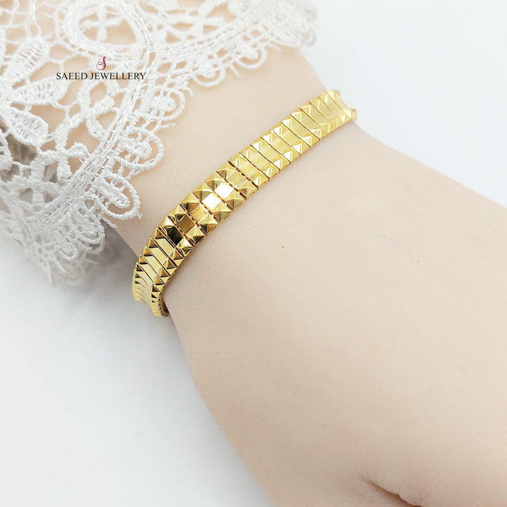 21K اسوارة افعى رشادي-مجوهرات الشيخ سعيد-Saeed Jewelry 