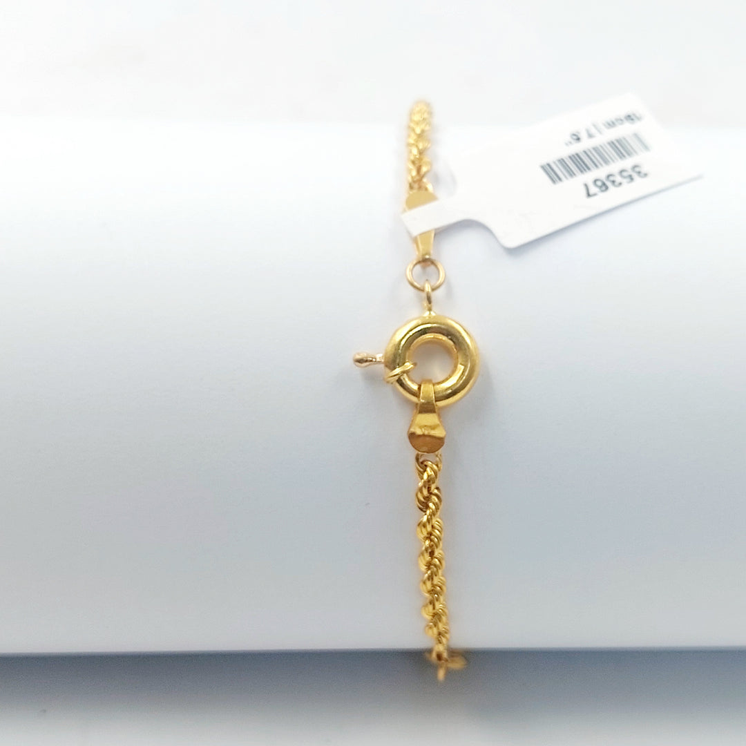 21K اسوارة قشرة رشادي-مجوهرات الشيخ سعيد-Saeed Jewelry 