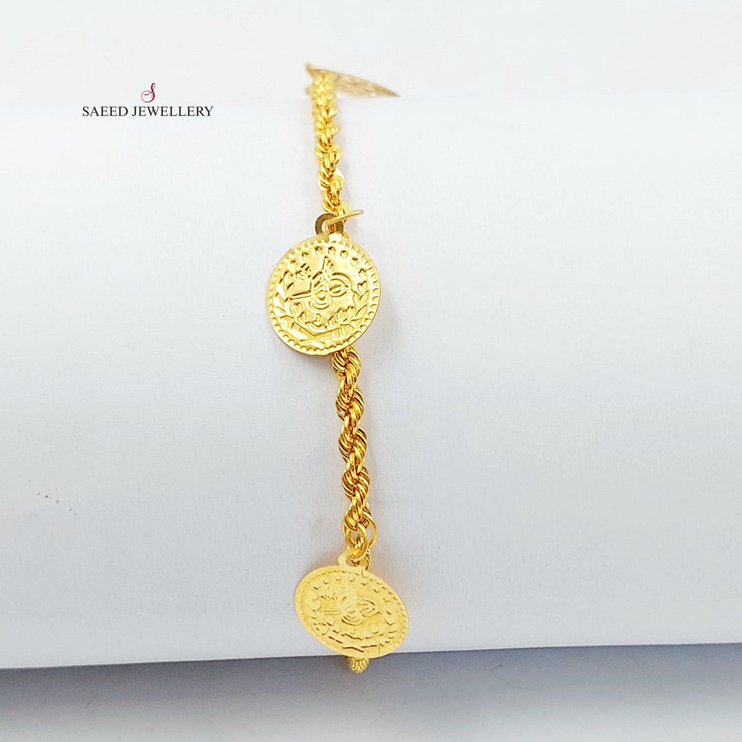 21K اسوارة دنانديش رشادي-مجوهرات الشيخ سعيد-Saeed Jewelry 