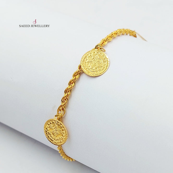 21K اسوارة دنانديش رشادي-مجوهرات الشيخ سعيد-Saeed Jewelry 