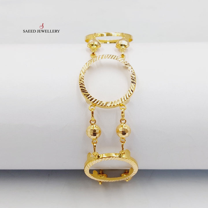 21K اسوارة برواز رشادي-مجوهرات الشيخ سعيد-Saeed Jewelry 