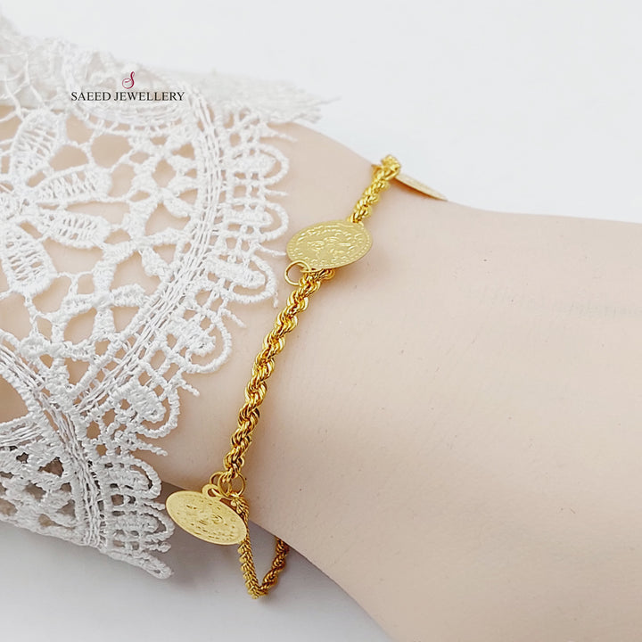 21K اسوارة دنانديش رشادي-مجوهرات الشيخ سعيد-Saeed Jewelry 