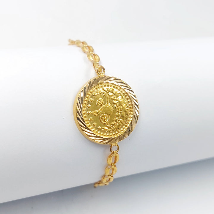 21K اسوارة قشرة رشادي-مجوهرات الشيخ سعيد-Saeed Jewelry 