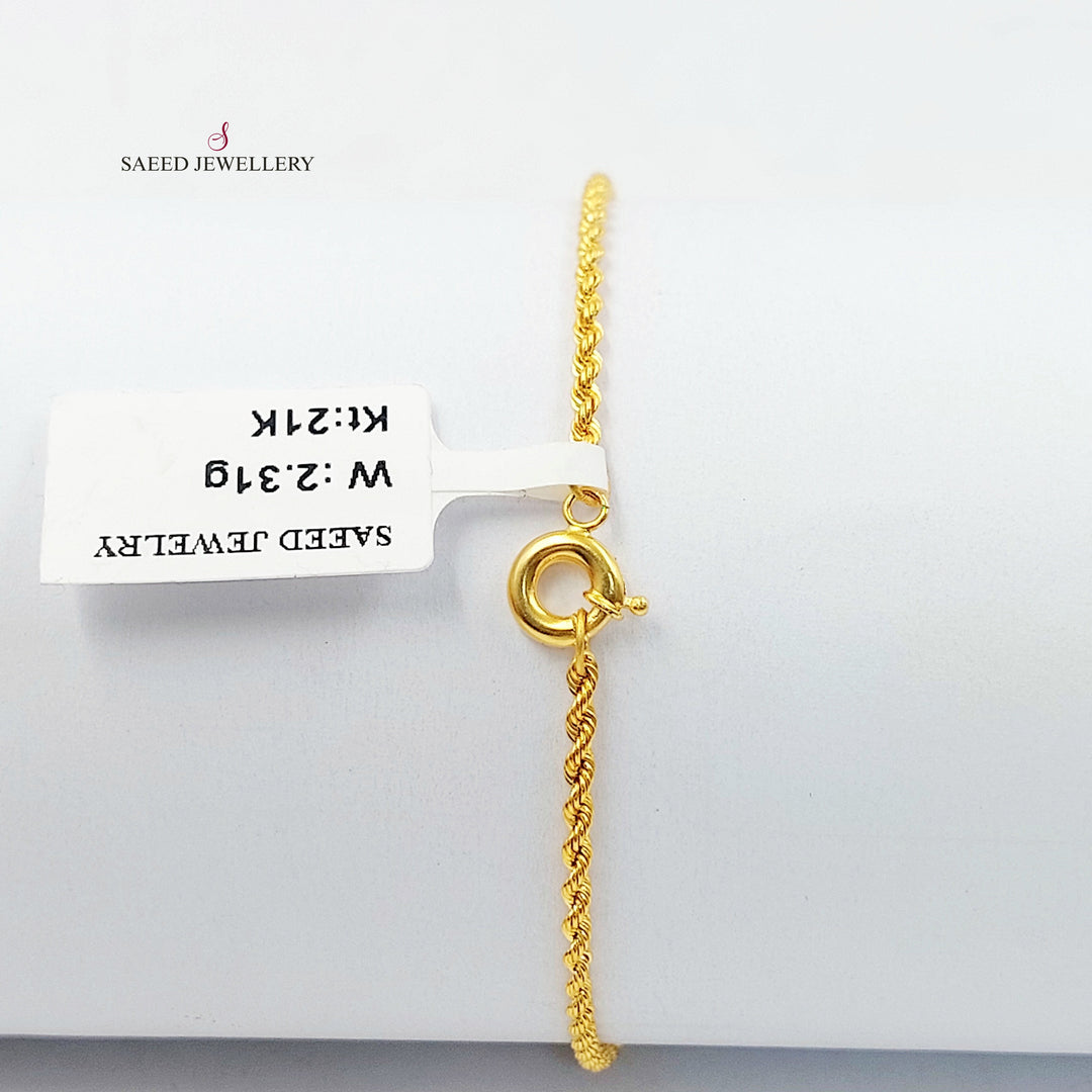 21K اسوارة دنانديش رشادي-مجوهرات الشيخ سعيد-Saeed Jewelry 