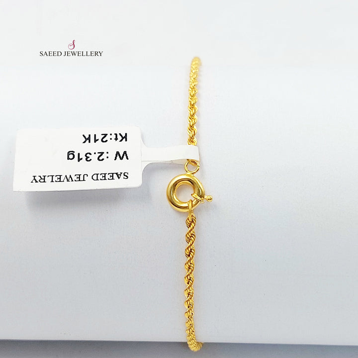 21K اسوارة دنانديش رشادي-مجوهرات الشيخ سعيد-Saeed Jewelry 