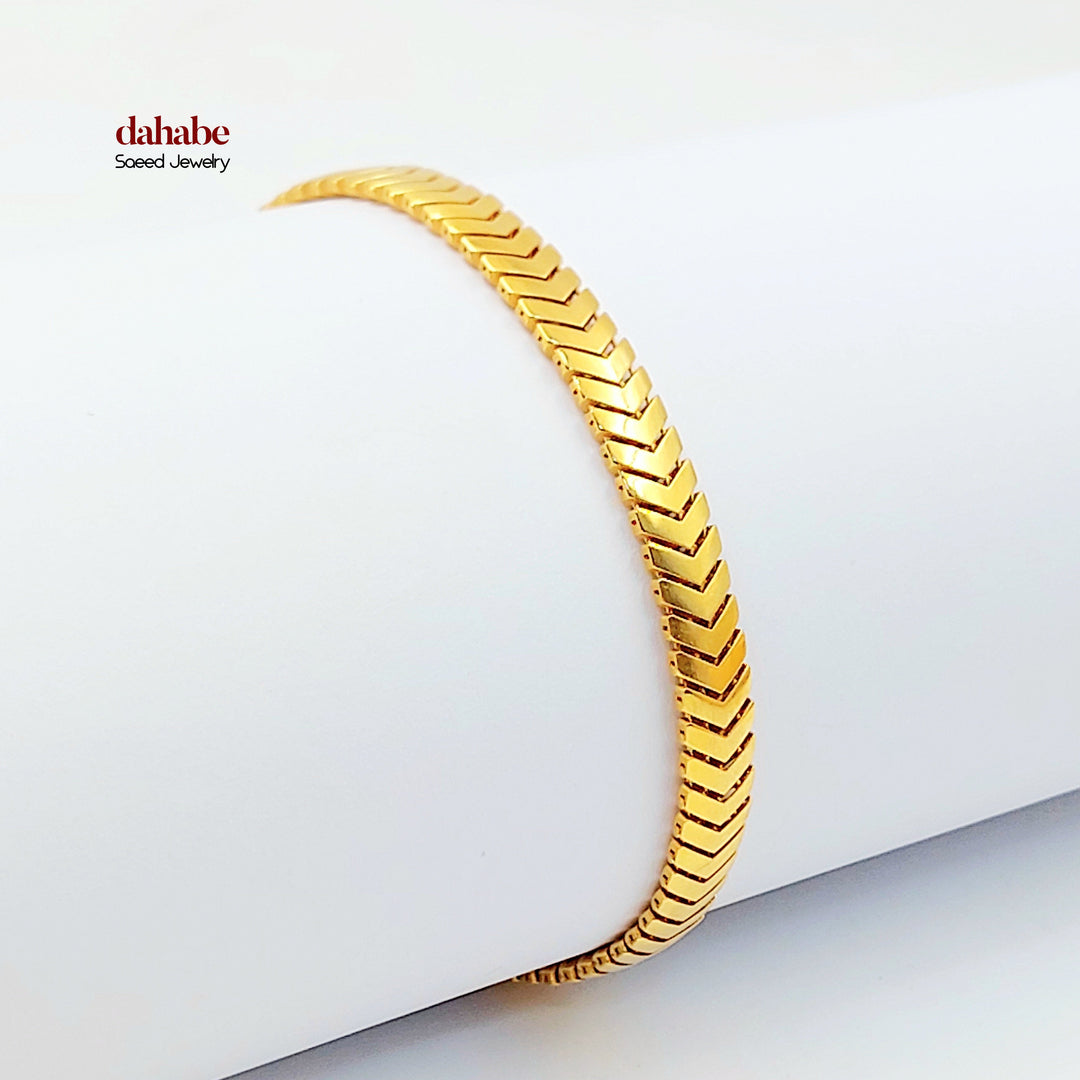 21K اسوارة افعى-مجوهرات الشيخ سعيد-Saeed Jewelry 