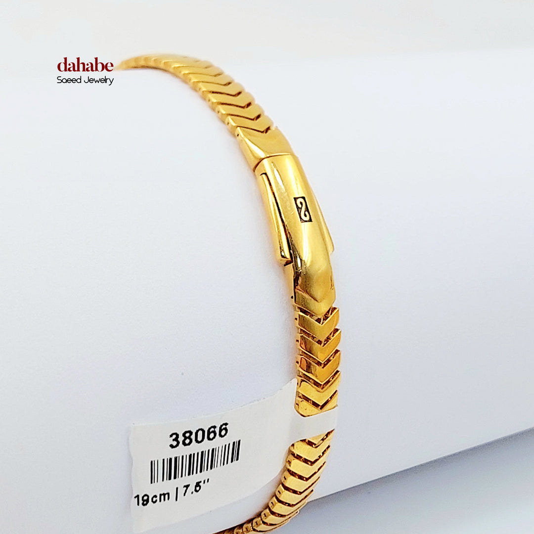 21K اسوارة افعى-مجوهرات الشيخ سعيد-Saeed Jewelry 