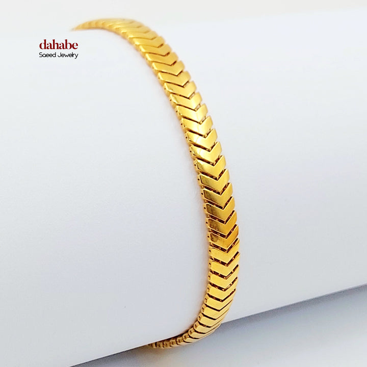21K اسوارة افعى-مجوهرات الشيخ سعيد-Saeed Jewelry 