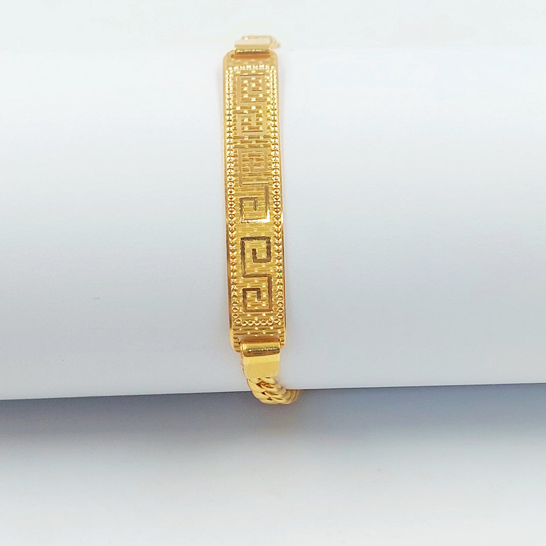 21K اسوارة بلاك فيرنا-مجوهرات الشيخ سعيد-Saeed Jewelry 