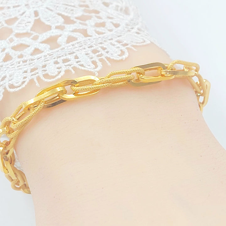 21K اسوارة فيرنا-مجوهرات الشيخ سعيد-Saeed Jewelry 