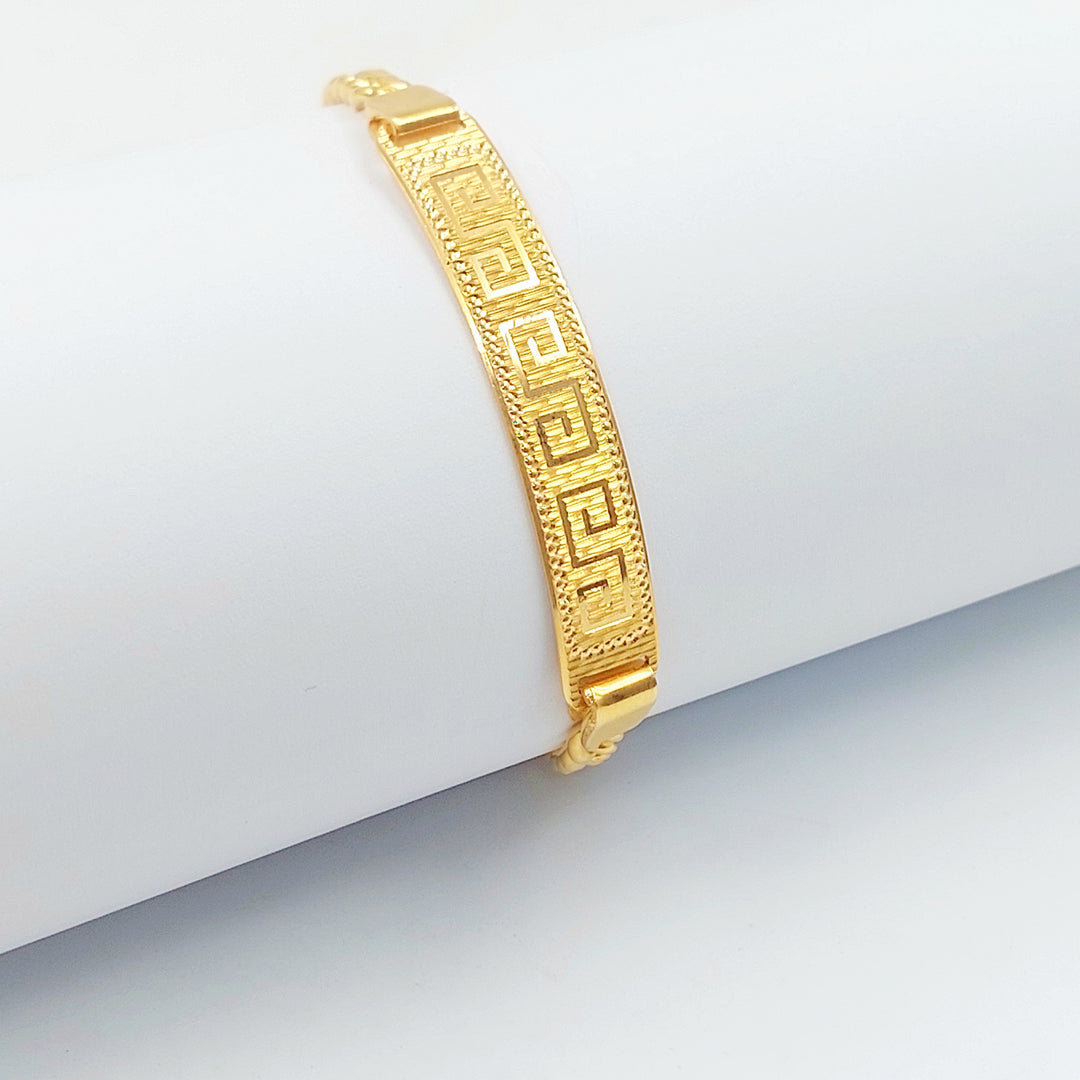 21K اسوارة بلاك فيرنا-مجوهرات الشيخ سعيد-Saeed Jewelry 