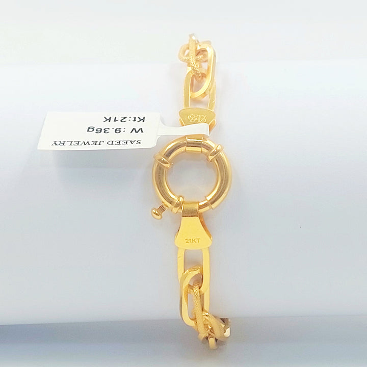 21K اسوارة فيرنا-مجوهرات الشيخ سعيد-Saeed Jewelry 