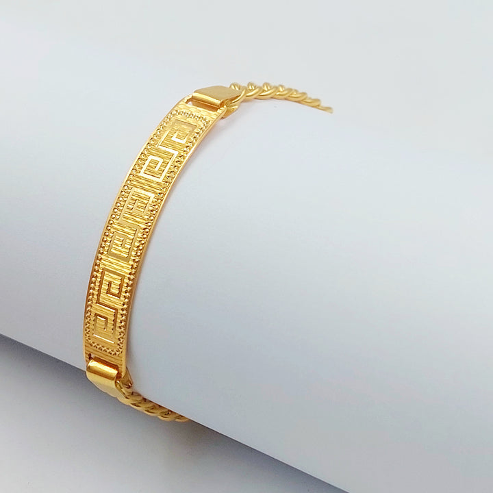 21K اسوارة بلاك فيرنا-مجوهرات الشيخ سعيد-Saeed Jewelry 