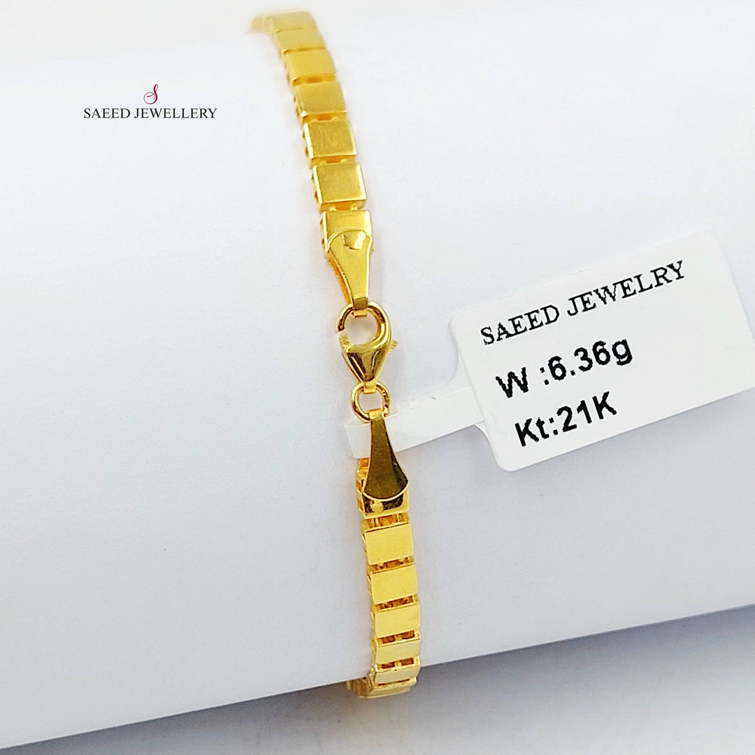 21K اسوارة اكسترا مرصع-مجوهرات الشيخ سعيد-Saeed Jewelry 