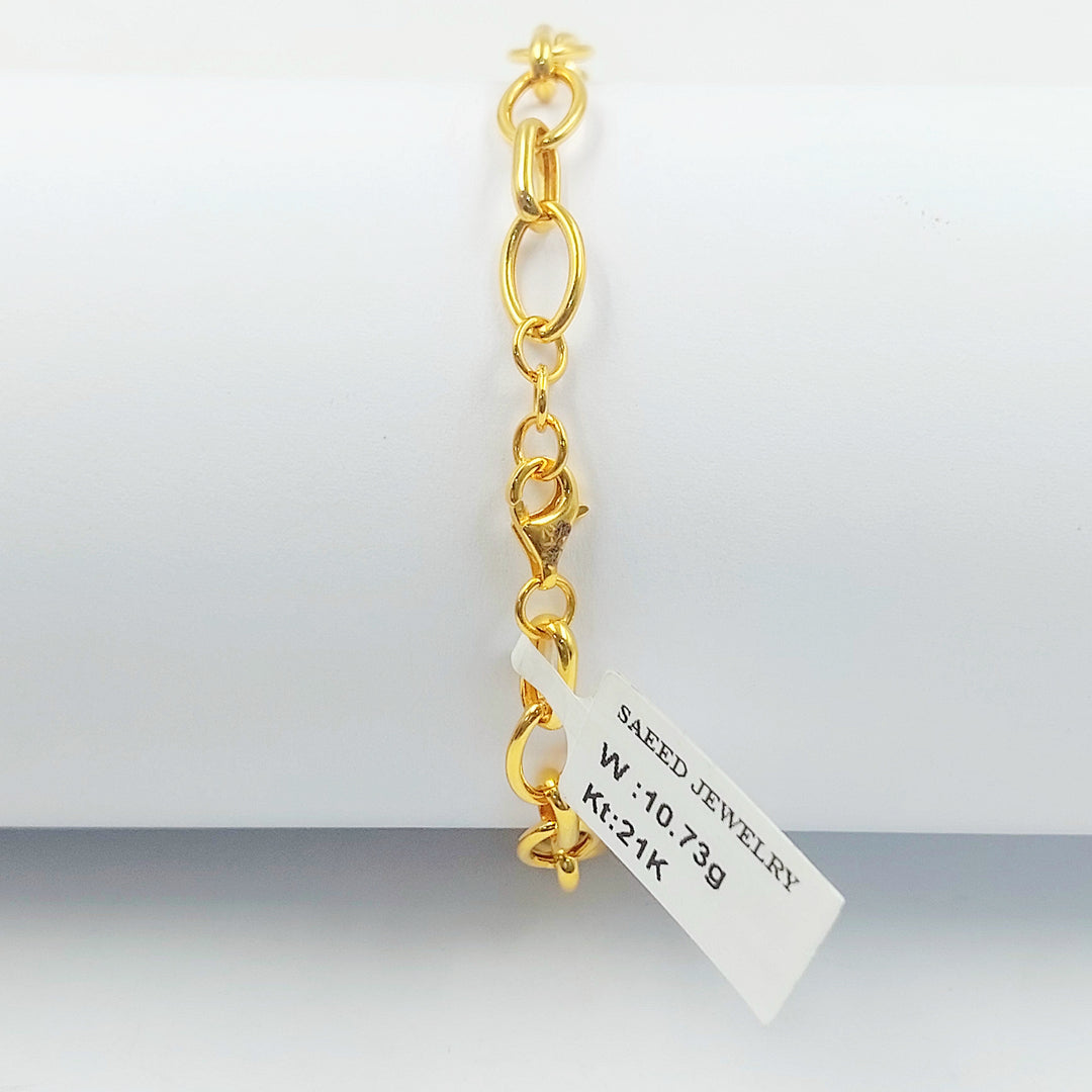 21K اسوارة اكسترا مرصع-مجوهرات الشيخ سعيد-Saeed Jewelry 