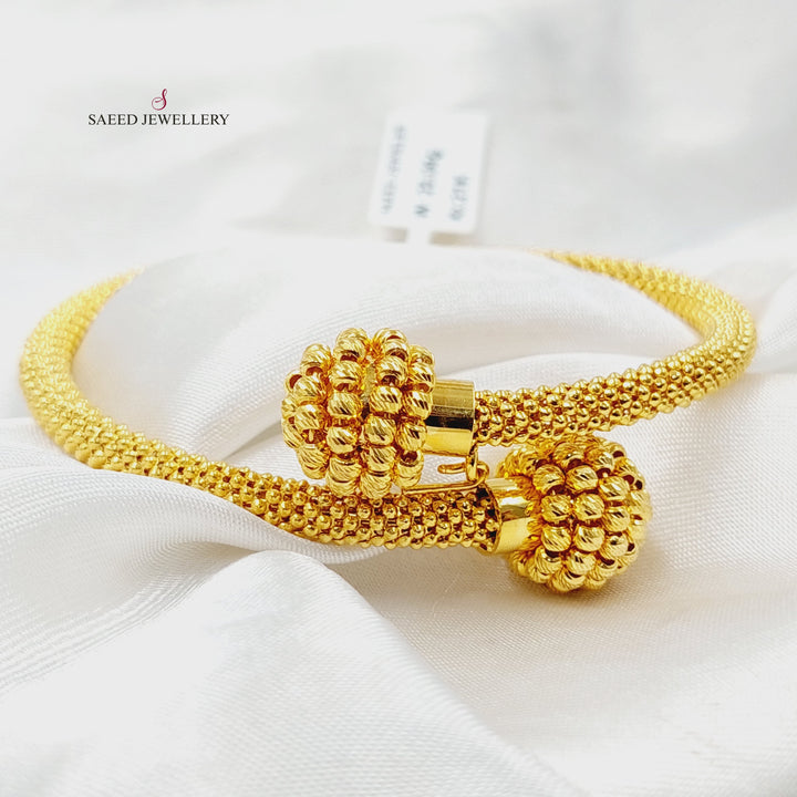 21K اسوارة جاسيكا-مجوهرات الشيخ سعيد-Saeed Jewelry 