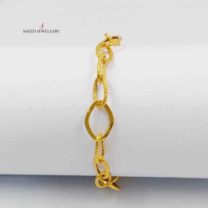 21K اسوارة بيبر كليب-مجوهرات الشيخ سعيد-Saeed Jewelry 