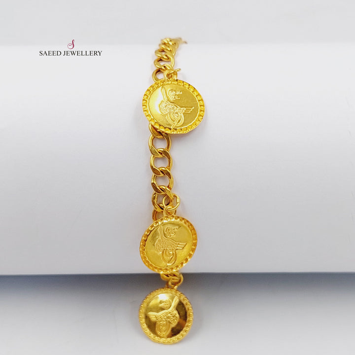 21K اسوارة دنانديش رشادي-مجوهرات الشيخ سعيد-Saeed Jewelry 