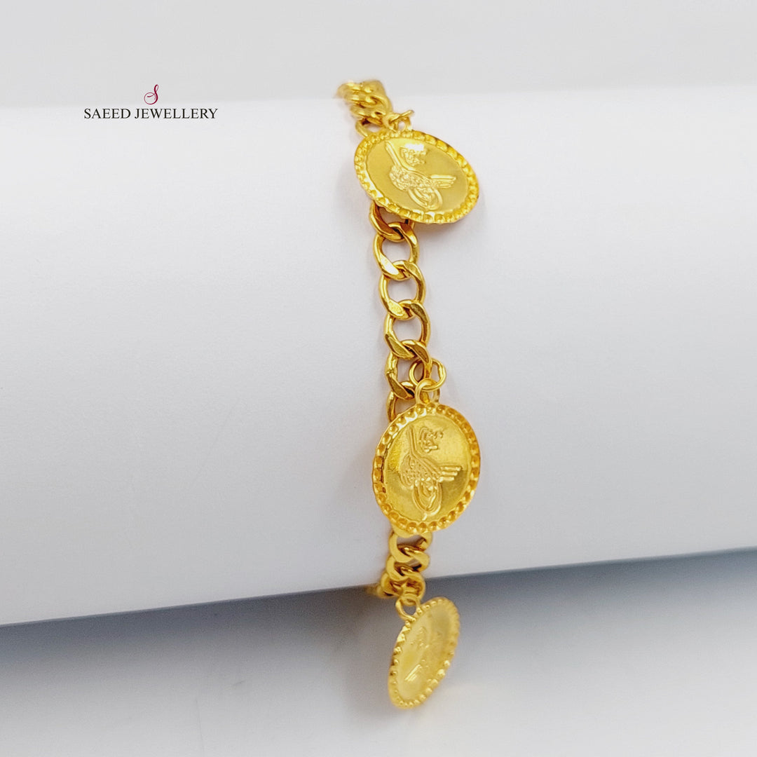 21K اسوارة دنانديش رشادي-مجوهرات الشيخ سعيد-Saeed Jewelry 