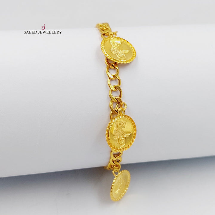 21K اسوارة دنانديش رشادي-مجوهرات الشيخ سعيد-Saeed Jewelry 