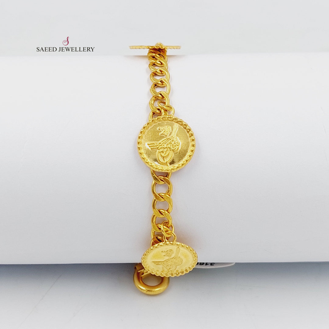 21K اسوارة دنانديش رشادي-مجوهرات الشيخ سعيد-Saeed Jewelry 