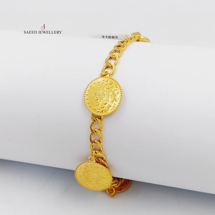 21K اسوارة دنانديش رشادي-مجوهرات الشيخ سعيد-Saeed Jewelry 