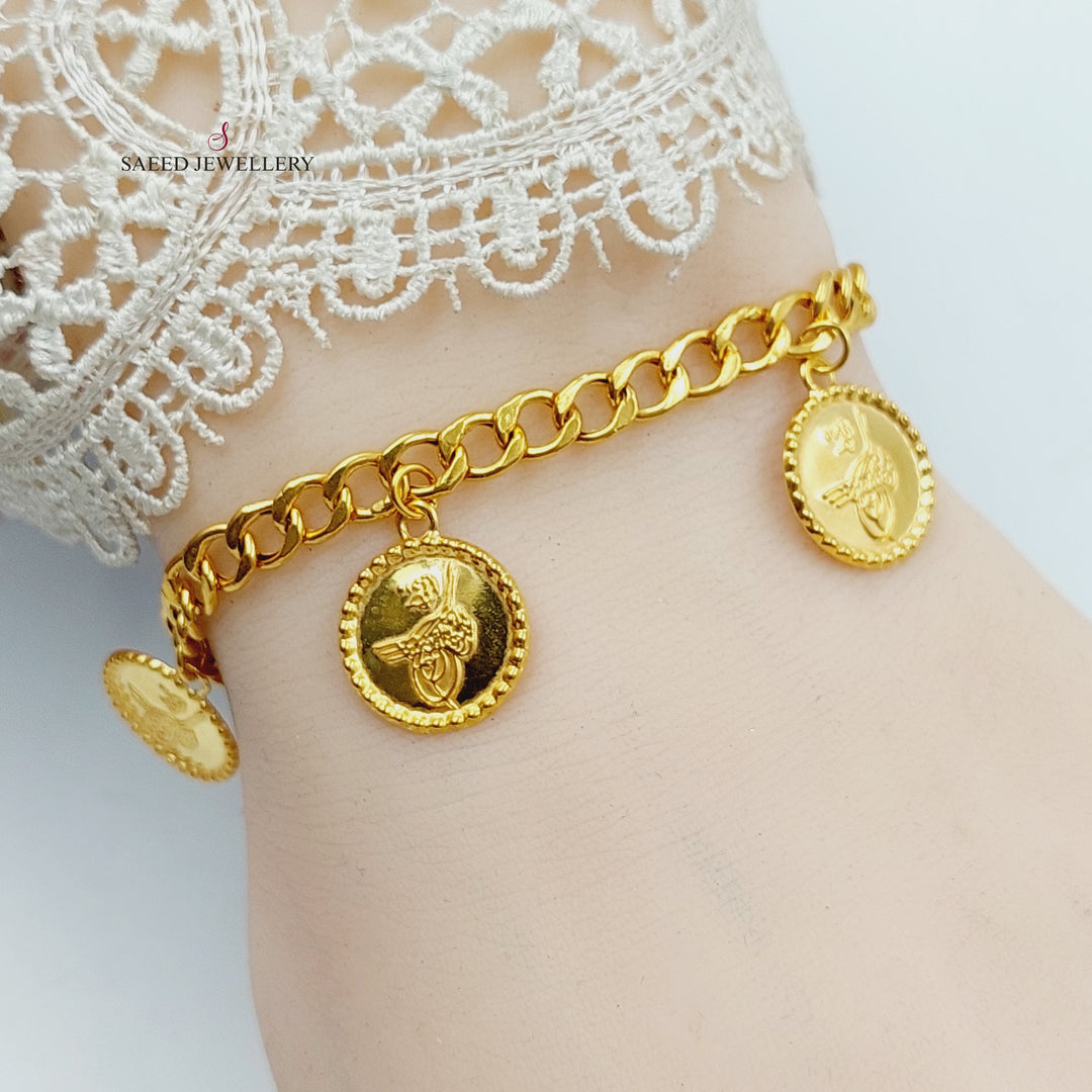 21K اسوارة دنانديش رشادي-مجوهرات الشيخ سعيد-Saeed Jewelry 
