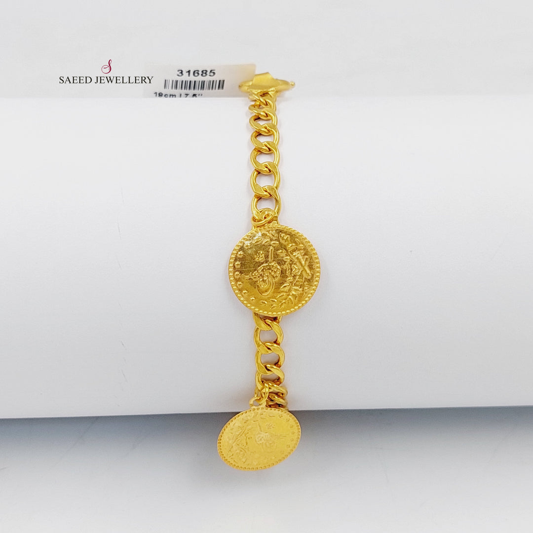 21K اسوارة دنانديش رشادي-مجوهرات الشيخ سعيد-Saeed Jewelry 