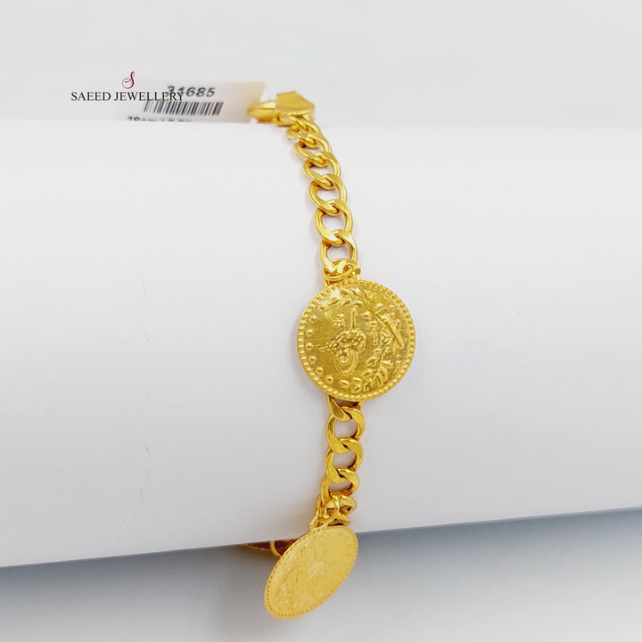 21K اسوارة دنانديش رشادي-مجوهرات الشيخ سعيد-Saeed Jewelry 
