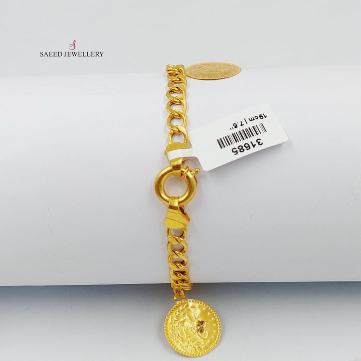 21K اسوارة دنانديش رشادي-مجوهرات الشيخ سعيد-Saeed Jewelry 
