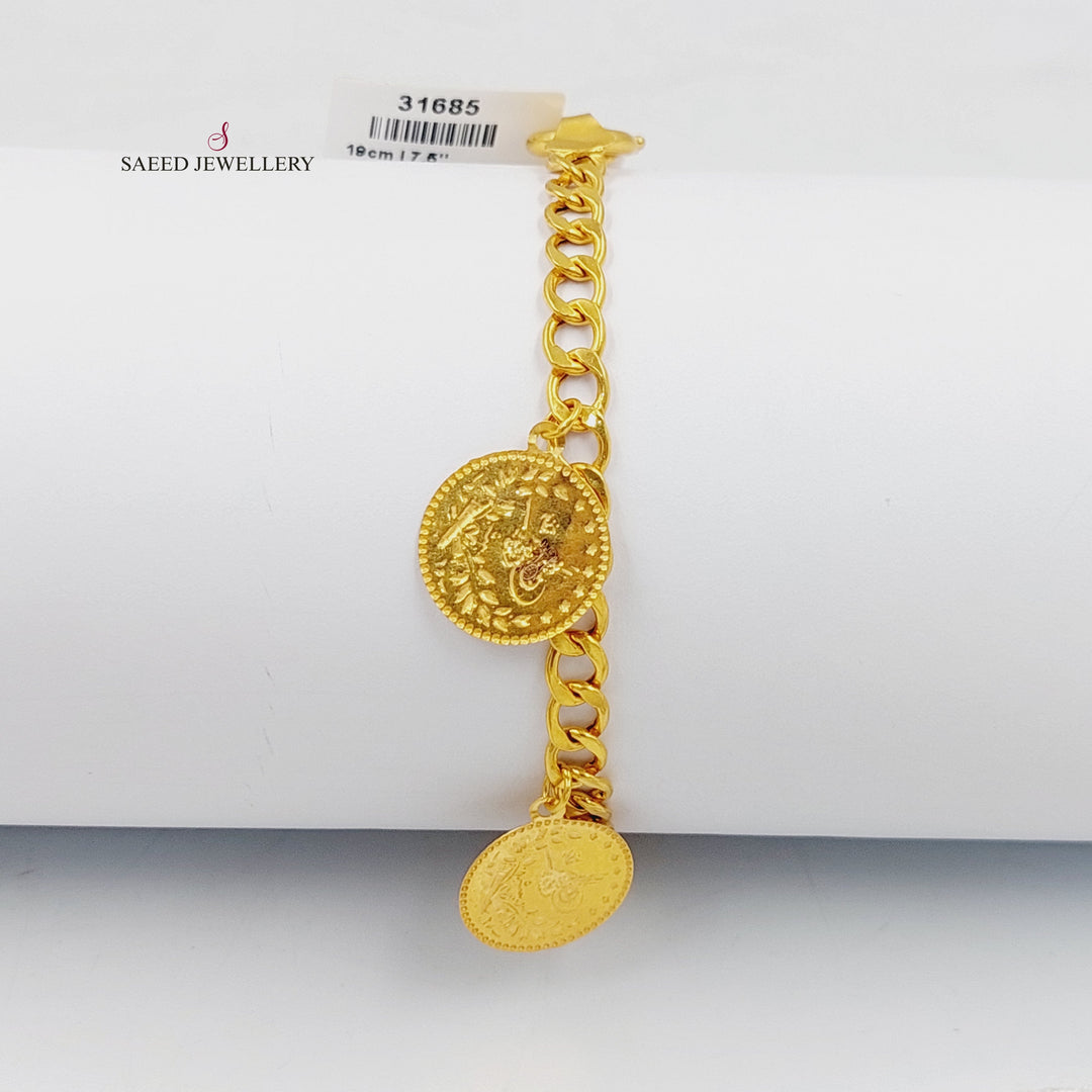 21K اسوارة دنانديش رشادي-مجوهرات الشيخ سعيد-Saeed Jewelry 