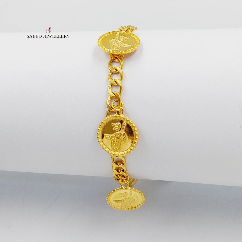 21K اسوارة دنانديش رشادي-مجوهرات الشيخ سعيد-Saeed Jewelry 