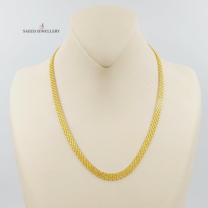 21K سنسال مبسط 5.5mm-مجوهرات الشيخ سعيد-Saeed Jewelry 