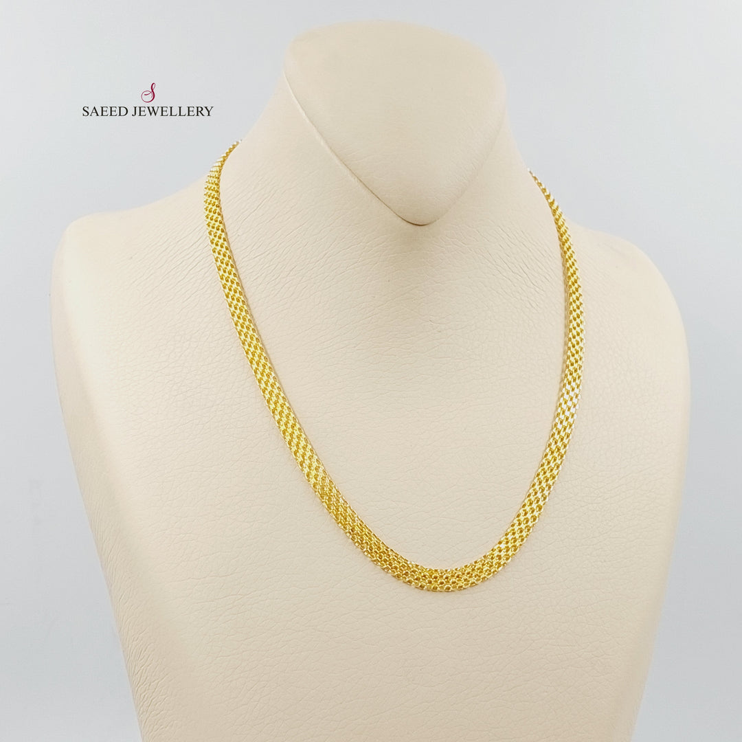 21K سنسال مبسط 5.5mm-مجوهرات الشيخ سعيد-Saeed Jewelry 