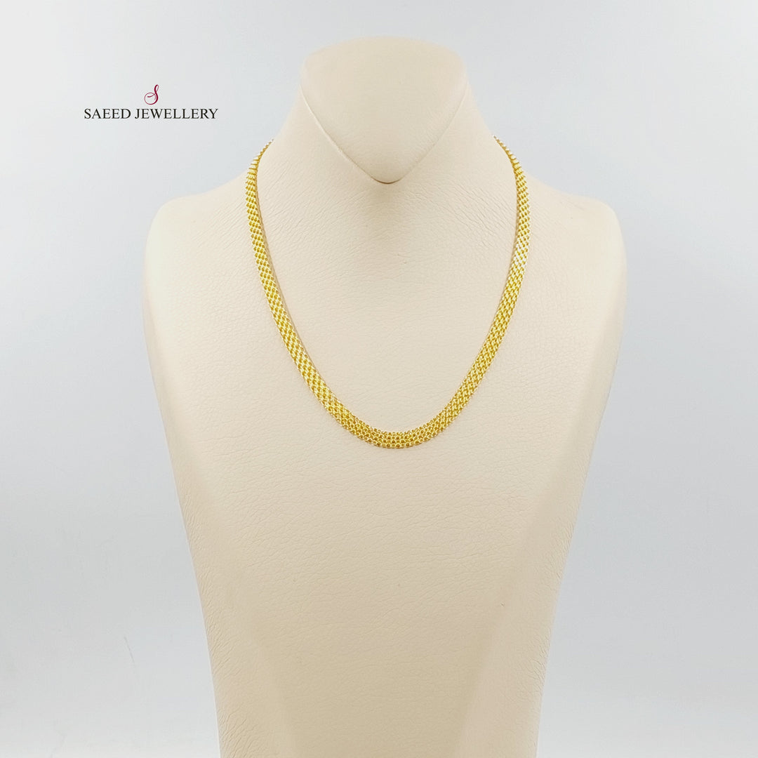 21K سنسال مبسط 5.5mm-مجوهرات الشيخ سعيد-Saeed Jewelry 
