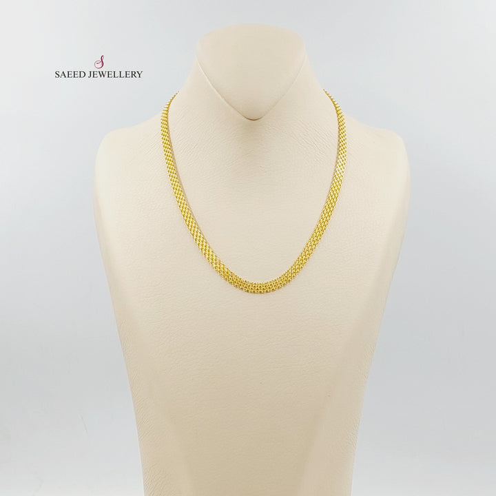 21K سنسال مبسط 5.5mm-مجوهرات الشيخ سعيد-Saeed Jewelry 