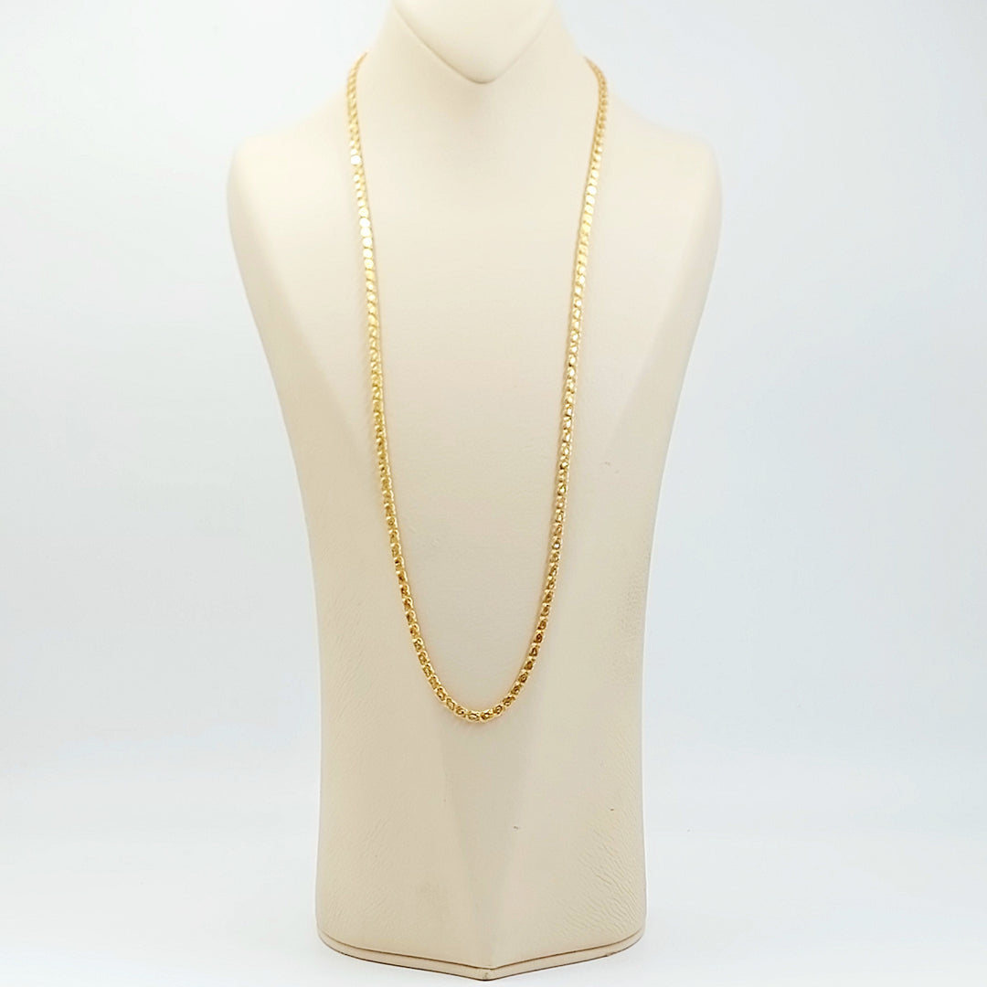 21K سنسال كلاسيك 4mm-مجوهرات الشيخ سعيد-Saeed Jewelry 