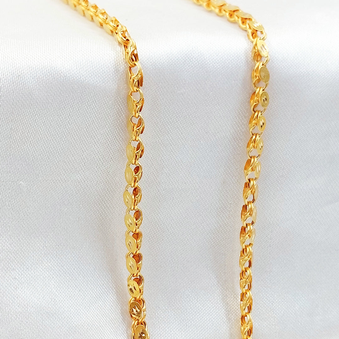 21K سنسال كلاسيك 4mm-مجوهرات الشيخ سعيد-Saeed Jewelry 