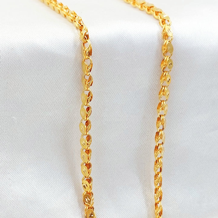 21K سنسال كلاسيك 4mm-مجوهرات الشيخ سعيد-Saeed Jewelry 