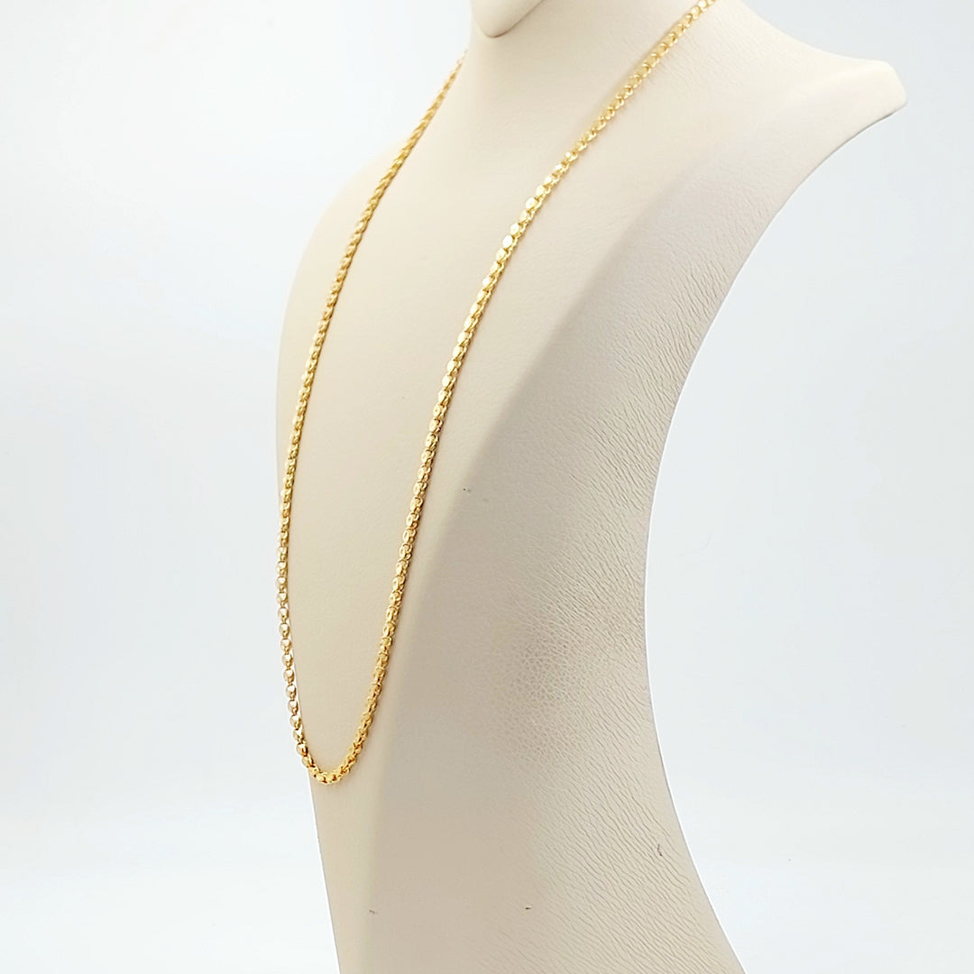 21K سنسال كلاسيك 4mm-مجوهرات الشيخ سعيد-Saeed Jewelry 