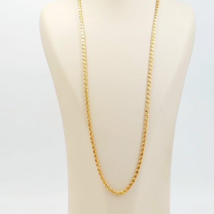 21K سنسال كلاسيك 4mm-مجوهرات الشيخ سعيد-Saeed Jewelry 