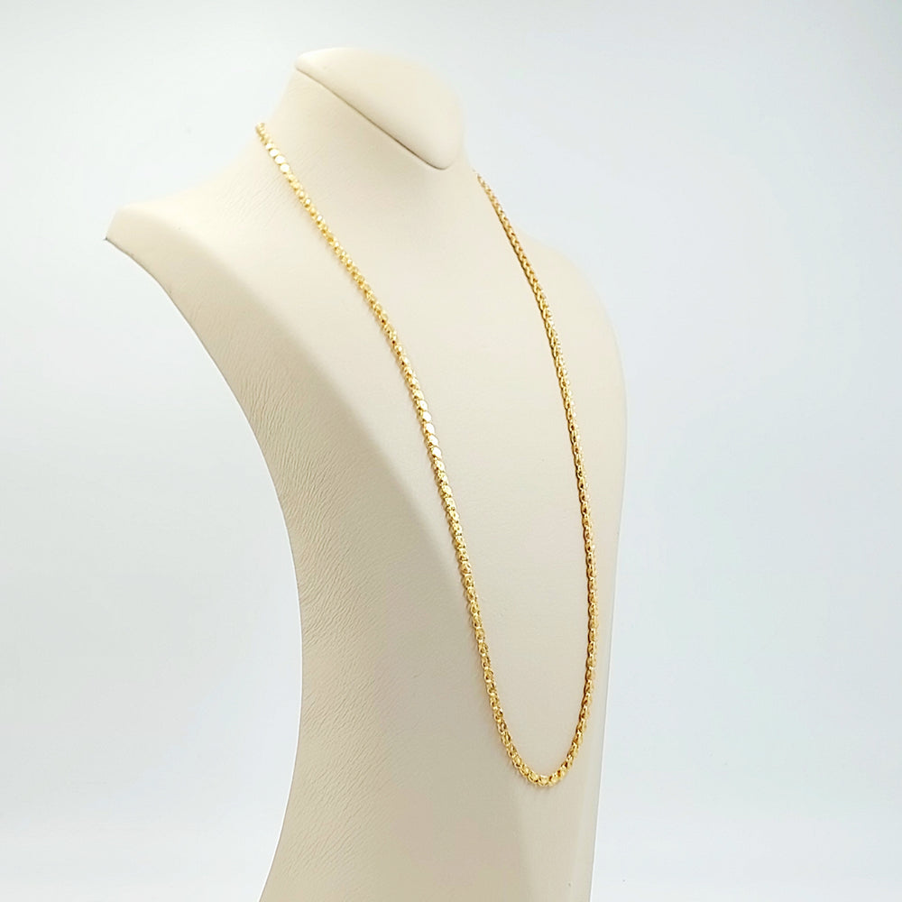 21K سنسال كلاسيك 4mm-مجوهرات الشيخ سعيد-Saeed Jewelry 