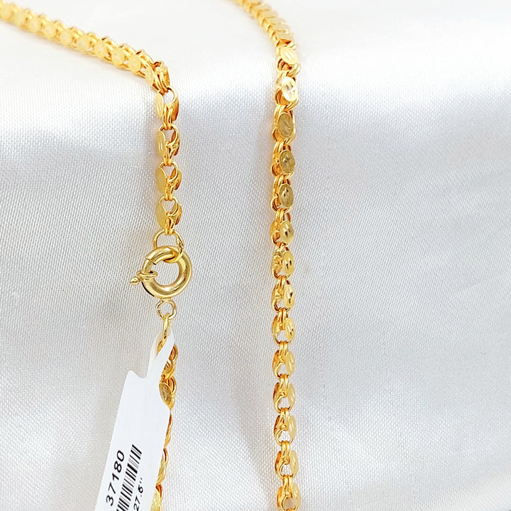 21K سنسال كلاسيك 4mm-مجوهرات الشيخ سعيد-Saeed Jewelry 
