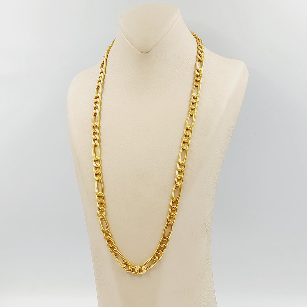 21K سنسال فيجارو 8mm-مجوهرات الشيخ سعيد-Saeed Jewelry 