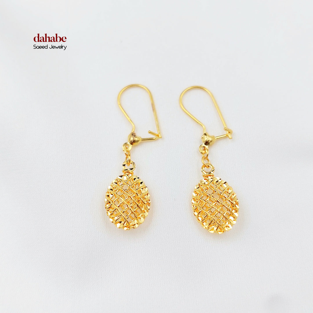 21K حلق شنكل اكسترا-مجوهرات الشيخ سعيد-Saeed Jewelry 