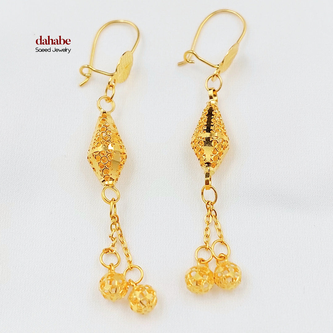 21K حلق شنكل اكسترا-مجوهرات الشيخ سعيد-Saeed Jewelry 