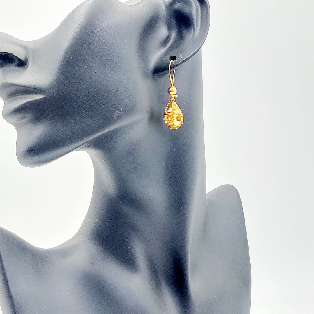 21K حلق شنكل اكسترا-مجوهرات الشيخ سعيد-Saeed Jewelry 