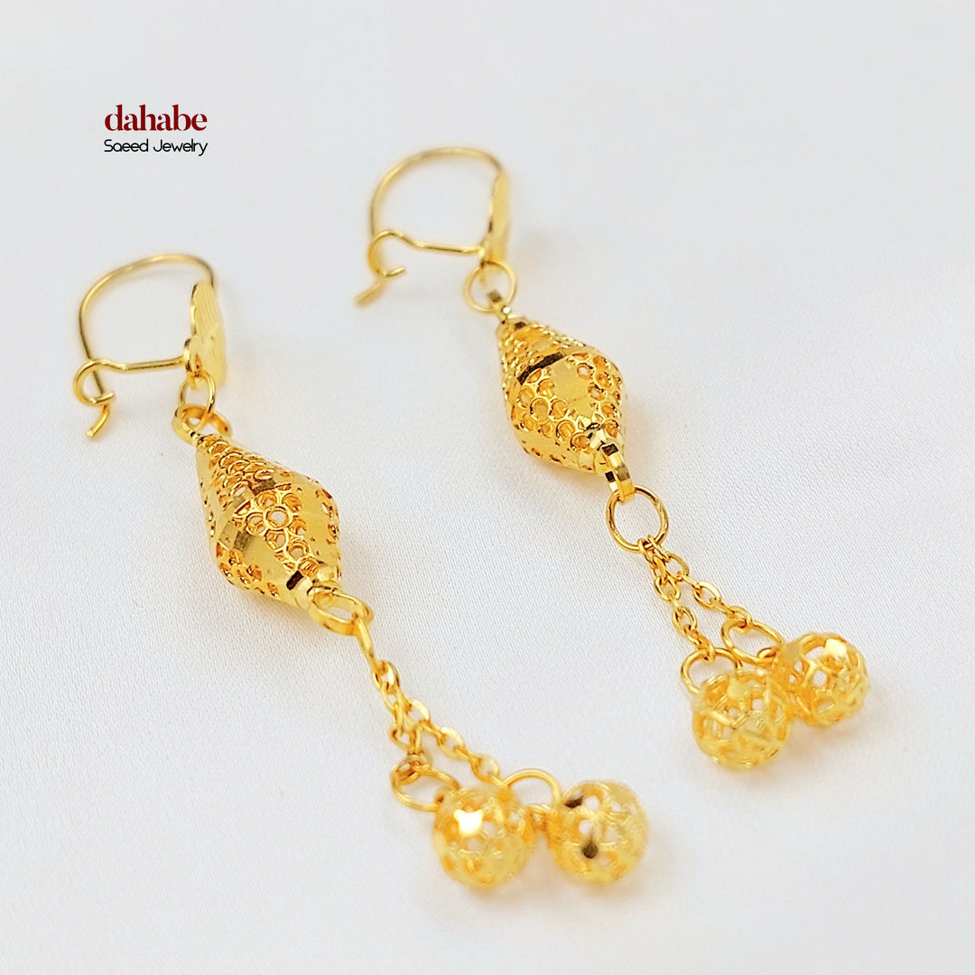 21K حلق شنكل اكسترا-مجوهرات الشيخ سعيد-Saeed Jewelry 