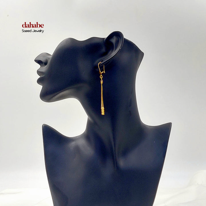 21K حلق شريهان اكسترا-مجوهرات الشيخ سعيد-Saeed Jewelry 